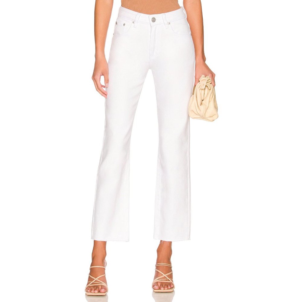superdown Dylan Straight Denim Jean in White